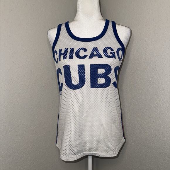 G3 G-III 4HER CARL BANKS CHICAGO CUBS TANK TOP JERSEY T SHIRT Women's Medium - Picture 1 of 8